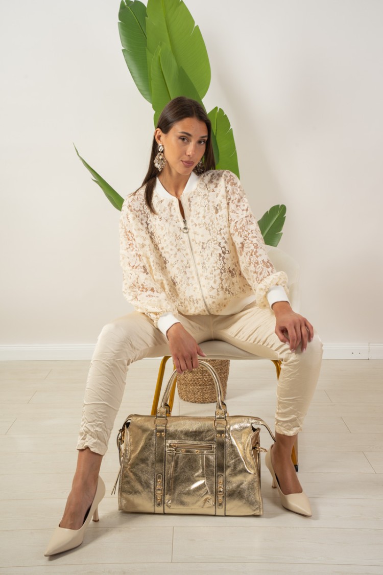 Veste en dentelle en dentelle veste de dentelle beige léger Daisy lumière beige veste dentelle daisy lumière beige