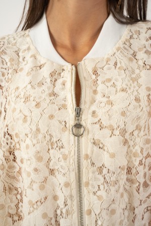 Lace-lace jacket Lightweight beige lace jacket daisy light beige lace jacket daisy light beige