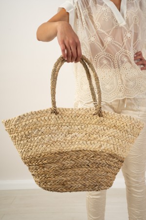 Borsa paglia mara con dettaglio scritta in strass Borsa paglia mara con dettaglio scritta in strass Borsa paglia mara con det...