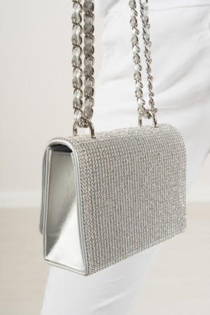 borsa gala piccola quadrata con brillantini e tracolla borsa gala piccola quadrata con brillantini e tracolla borsa gala picc...
