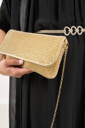 Pochette lola rettangolare con brillantini chiusura bottoncino calamita Pochette lola rettangolare con brillantini chiusura b...