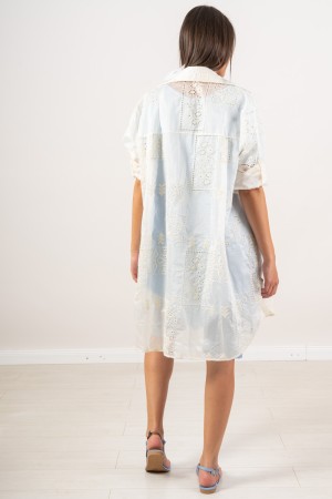 vestido de Chiara Chemisier con vestido de encaje de encaje con vestido de encaje con vestido de encaje Chemisier vestido de chi