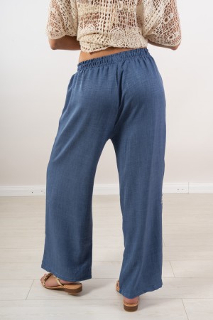 sorrento trousers with white embroidery Sorrento trousers with white embroidery Sorrento pant with white embroidery