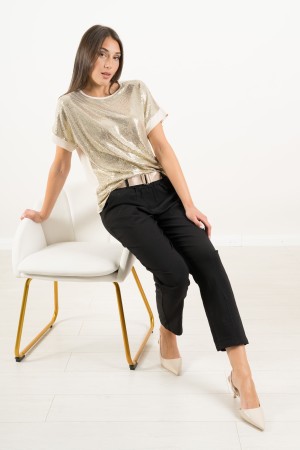T-shirt Disco con paillettes  T-shirt Disco con paillettes  T-shirt Disco con paillettes