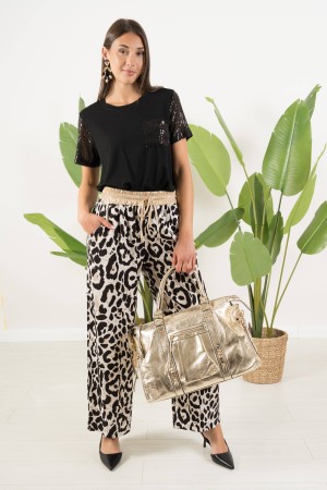 Camiseta de Monica con lentejuelas Monica Camiseta con lentejuelas Monica con lentejuelas