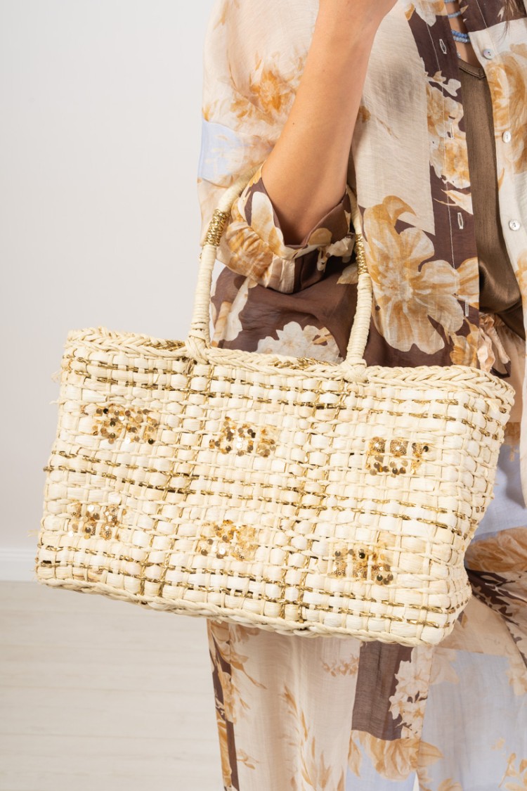 sac Chie Paille avec paillettes Grand panier Sac Cherie Paille avec paillettes Grand panier Sac Cherie paille avec p ... \ t.