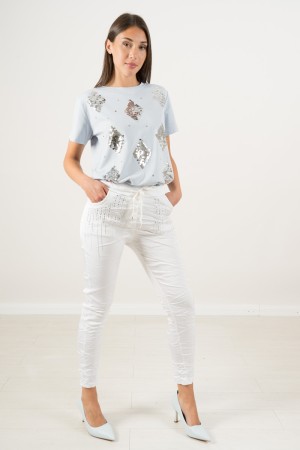 zigaretten-Diamanthose mit überragenden Wasserfällen Diamanthose Zigarette mit Wasserfällen Glitter auf ...