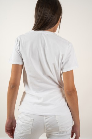 sabri Short Sleeve T-Shirt with Star Strass Front T-shirt Sabri Short Sleeve with Star Strass Front T-shirt Sabri M ... \ t.