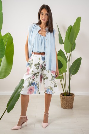 bermuda Sonnenblume mit fantastischen Blumen und Braun Binden Bermuda Sonnenblume mit Fantasy-Blumen und gebräuntem Braun BERMUD