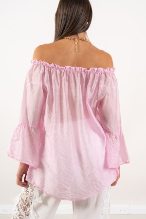 Blusa hermosa con escote barco hermoso blusa collar hermosa blusa con escote en barco