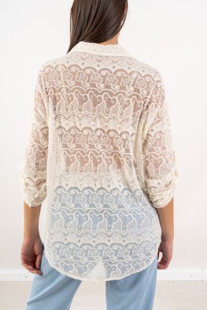 camicia olivia con pizzo lavorato camicia olivia con pizzo lavorato camicia olivia con pizzo lavorato