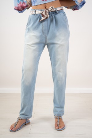 jeans mania modello regular con cinta bandana jeans mania modello regular con cinta bandana jeans mania modello regular con c...