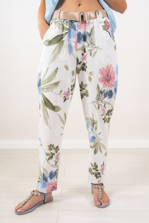 drop trousers with fantasy flower drop trousers with fantasy flower drop trousers with fantasy flower