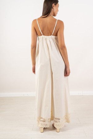 tuta intera haidi in cotone con banda pizzo sul fondo  tuta intera haidi in cotone con banda pizzo sul fondo  tuta intera hai...