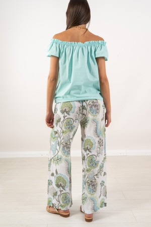 Blouse orchid with elastic on the shoulders blouse orchid with elastic on the shoulders blouse orchid with elastic on the should