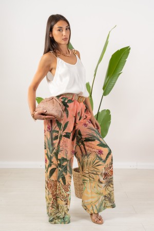 pantalone ghepardo con fantasia e cinta  pantalone ghepardo con fantasia e cinta  pantalone ghepardo con fantasia e cinta
