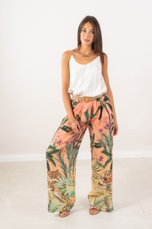 cheetah pants with fantasy and belt 