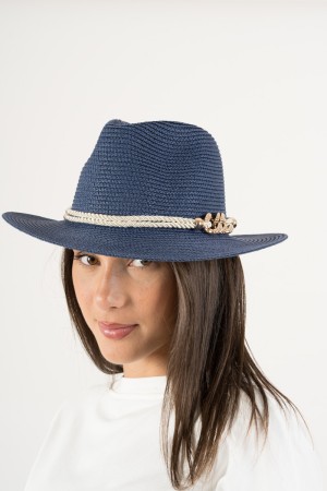cappello eleonora in simil paglia con dettaglio conchiglie  cappello eleonora in simil paglia con dettaglio conchiglie  cappe...