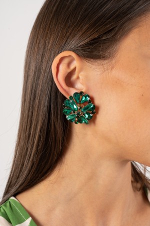 orecchini natural con fiore gioiello a clip  orecchini natural con fiore gioiello a clip  orecchini natural con fiore gioiell...