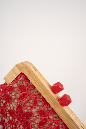 pochette rianna pizzo e chiusura legno  pochette rianna pizzo e chiusura legno  pochette rianna pizzo e chiusura legno