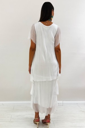 Langes Kleid Nelly mit langem Kleid ausgereiht Nelly mit langen Kleidstellern Nelly mit aufgroßen
