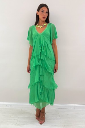 Langes Kleid Nelly mit langem Kleid ausgereiht Nelly mit langen Kleidstellern Nelly mit aufgroßen