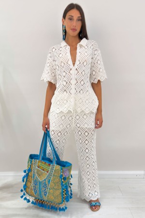 Coordinato Malaga in pizzo crochet  Coordinato Malaga in pizzo crochet  Coordinato Malaga in pizzo crochet