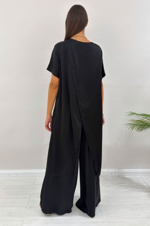 Red passion coordinated with asymmetrical jack and pantal pants coordinated red passion with asymmetric jacket and pa ...