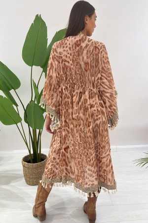 Cardigan Valeria lungo modello caftano Cardigan Valeria lungo modello caftano Cardigan Valeria lungo modello caftano