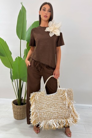 Camiseta coordinada y pantalones de Panarea Camiseta coordinada y camiseta de Panarea Pantalones y Panarea Pantalones