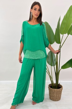 Isabel-koordinierte Hosen und Blusa-koordinierte Isabel-Hose und Blusa koordinierte Isabel Pantalone und Bluse