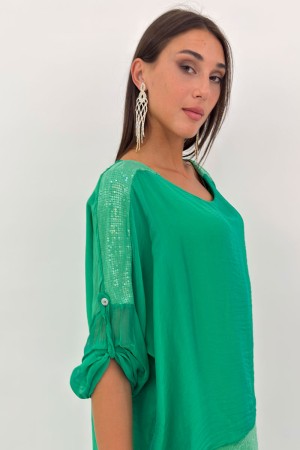 Isabel-koordinierte Hosen und Blusa-koordinierte Isabel-Hose und Blusa koordinierte Isabel Pantalone und Bluse