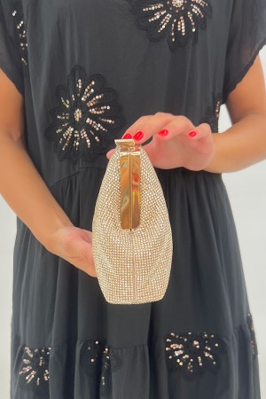 Kupplungsbeutel Nelly mit Strass-Kupplungsbeutel Nelly mit Strass-Kupplungsbeutel Nelly mit Strasssteinen