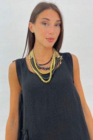 Necklace Multi-walnut necklace Multi-woons Necklace Necklace Multi-walnut