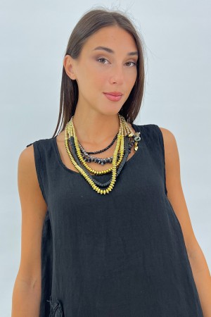 Collana multifilo Noce Collana multifilo Noce Collana multifilo Noce