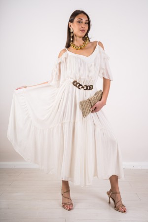 Amara Cinderella langes Kleid in Seide und Viskose Amara Cinderella langes Kleid in Seide und Viskose Amara Cinderella langes Kl