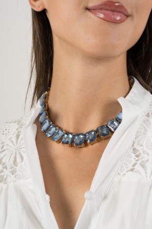 Collana Diamante con pietre luminose Collana Diamante con pietre luminose Collana Diamante con pietre luminose