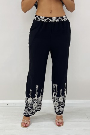 Chemise et pantalon Asia coordonnés avec inserts botaniques ASIA Chemise et pantalon Asia coordonnés avec inserts botaniques Coo