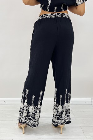 Chemise et pantalon Asia coordonnés avec inserts botaniques ASIA Chemise et pantalon Asia coordonnés avec inserts botaniques Coo