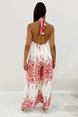 Traje Nori con fantasía floral acortada con el arco en la espalda y la espalda descubrió el traje nori con la fantasía floral ac