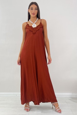 Amie-Anzug mit V-Ausschnitt-Spitzen-Overall amie mit V-Ausschnitt-Spitze-Overall Amie mit V-Ausschnitt in Spitze