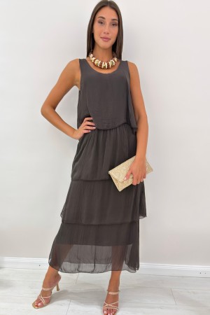 Long Sky Dress Sky with Breaks Long Sky Dress Sky With Breaks Long Sky Dress Sky With Breaks