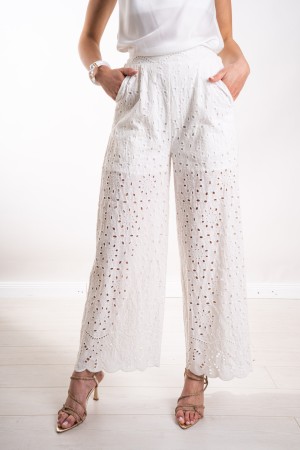 pantalon chic en dentelle san cock chic pantalons en dentelle san cock chic pantalons à lacets san gallo