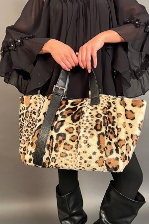 Jasmine Bag Fur Short Fur Fantasy Animalier Jasmine Bag Eco Fur Short Heart Fantasy Animalier ... \ t...
