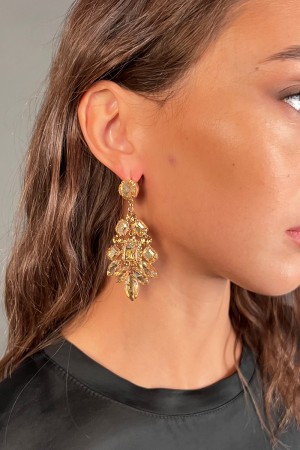 Orecchino con strass  Orecchino con strass  Orecchino con strass