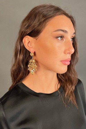 Orecchino con strass  Orecchino con strass  Orecchino con strass