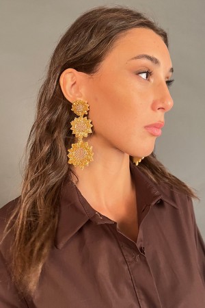 Sun earring detail decoration sun earring detail decoration sun detail decoration