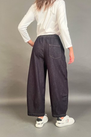 Hose Jeans Glocke mit Frühlingsfest-Taille Modell Große Hose Jeans Glocke mit Frühling Alkohol Modell Grob Pantal... 