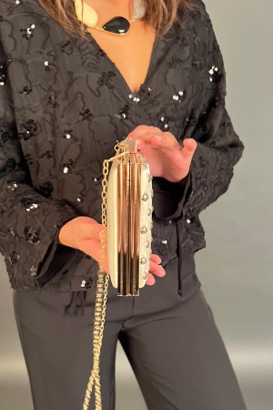 Pochette Giorgina with studs Pochette Giorgina with studs Clutch bag Giorgina with studs