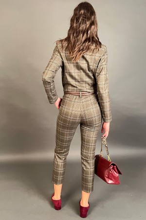 Chaqueta y pantalones coordinados de Gales con fotos de fantasía Tartan Coordinated Wales Chaqueta y pantalones con Tartan Fanta